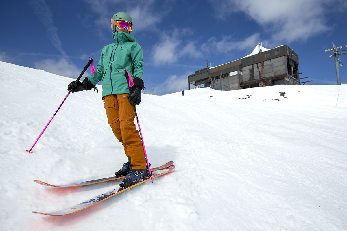 Ski poles (on slope with Dynafit Tour)